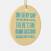 On Every Ship Keramisch Ornament (Rechts)