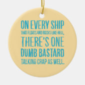 On Every Ship Keramisch Ornament (Voorkant)
