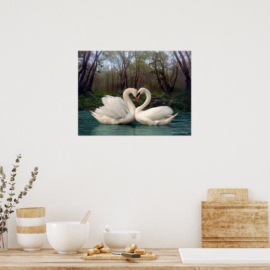 "On Faery Pond" Poster (Keuken)