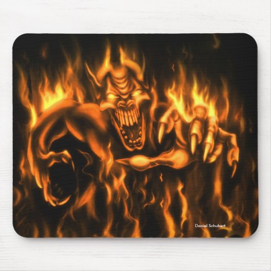 On Fire: Mauspad Muismat (Voorkant)