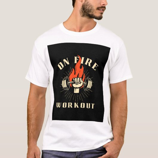 On Fire Workout T-shirt (Voorkant)