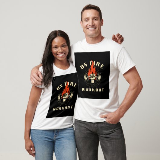 On Fire Workout T-shirt (Unisex)