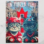 on frozen pond flyer front (Voorkant)