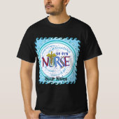 On Gyn Nurse Motto aangepaste verpleegkundigen t-s T-shirt (Voorkant)