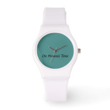 "On Hawaii Time" Sportief horloge