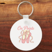 On Inte Ballet Funny Ballerina Pun Dance  Sleutelhanger (Voorkant)