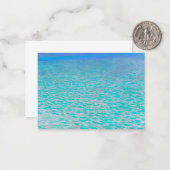 On Lake Attersee by Gustav Klimt Notitiekaartje (Voorkant / Achterkant in situ)