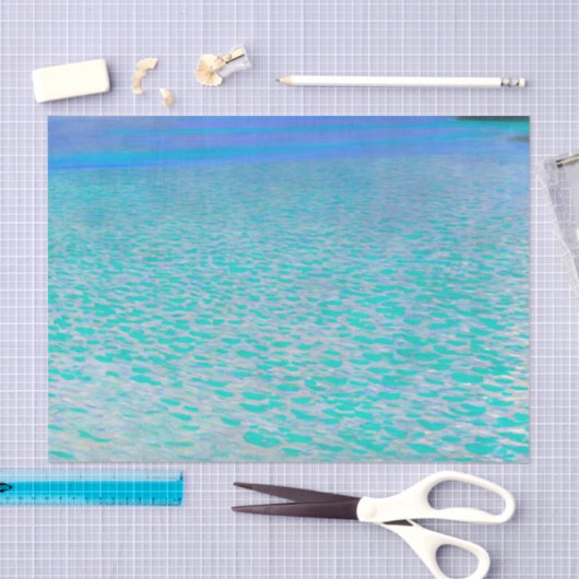 On Lake Attersee by Gustav Klimt Tissuepapier (Craft)