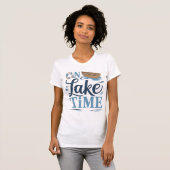 On Lake Time, zomervakantie T-shirt (Voorkant volledig)