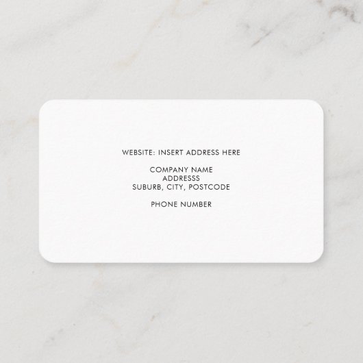 On line Shopping Freight Delivery Driver Service Visitekaartje (Achterkant)