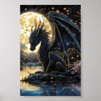 On Moonlit Ledge Print & Downloadbaar