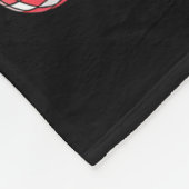 On My Husbands Naughty List Christmas  Fleece Deken (Hoek)