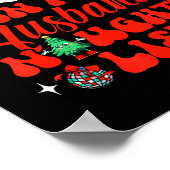 On My Husband's Naughty List Funny Husband Christm Poster (Hoek)