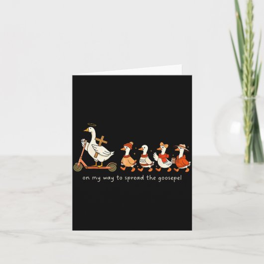 On My Way To Spread The Goosepel Kaart (Voorkant)