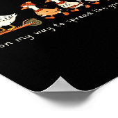 On My Way To Spread The Goosepel  Poster (Hoek)