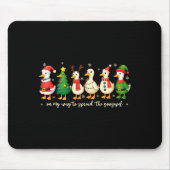 On My Way To Spread The Gospel Funny Goose Christi Muismat (Voorkant)