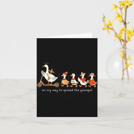 On My Way To Spread The Gospel Youth Pastor Missio Kaart (Gele Bloem)