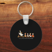 On My Way To Spread The Gospel Youth Pastor Missio Sleutelhanger (Voorkant)