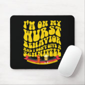 On My Wurst Behavior And I Dont Give A Schnitzel  Muismat (Met muis)