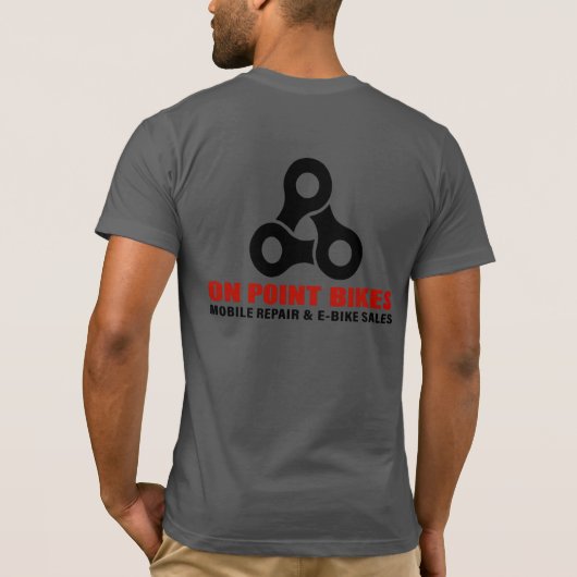 On point T-shirt op maat (Achterkant)