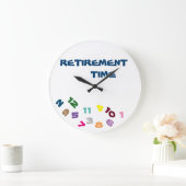 "ON ***RETIRETIME***" MET DEZE KOOLSTOFCLOCK GROTE KLOK (Huis)