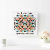 On Ringo Lake clock Vierkante Klok (Huis)