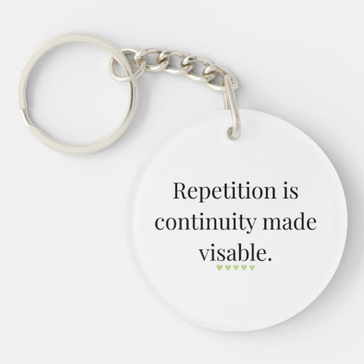 On Ritual and the Shape of Memory Sleutelhanger (Voorkant)