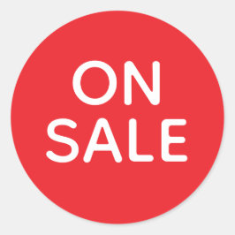 On Sale Sticker | Red Label Promotion