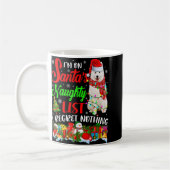 On Santas Naughty List Xmas American Eskimo Koffiemok (Links)