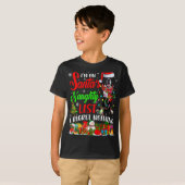On Santas Naughty List Xmas Boxer T Shirt  (Voorkant volledig)