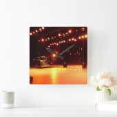 On stage vierkante klok (Huis)