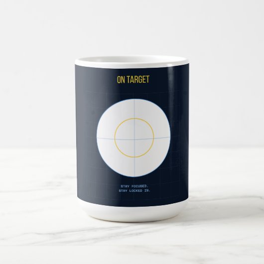 On Target — 90s Maximalistische koffiemok | Retro (Center)
