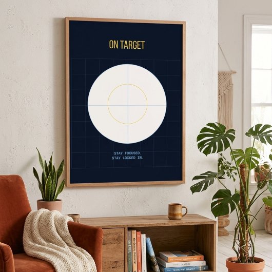On Target — 90s Maximalistische Poster | Retro Sla