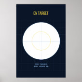 On Target — 90s Maximalistische Poster | Retro Sla (Voorkant)