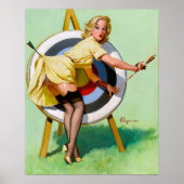 On Target Pin Up Poster (Voorkant)
