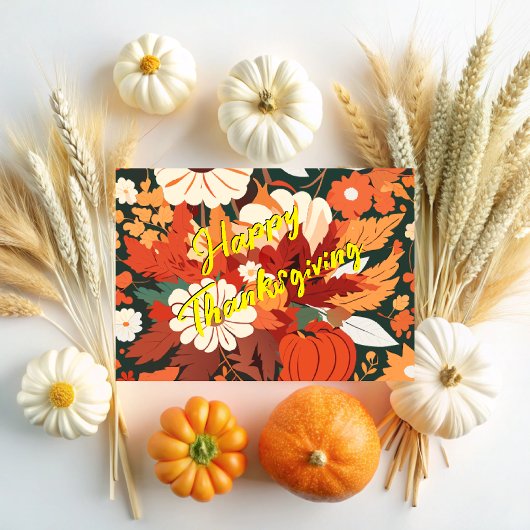 On Thanksgiving we remember your friendship Kaart