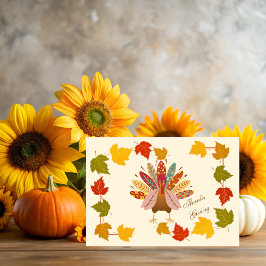 On Thanksgiving we wish you love Kaart