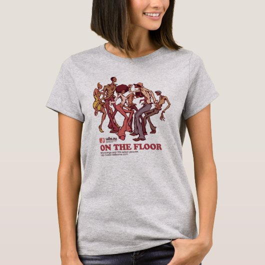 ON THE FLOOR T-SHIRT (Voorkant)