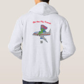 On the Fly Travel Mascot Pretty Pink T-Shirt (Achterkant)