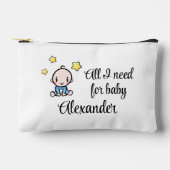 On The Go Bag, Baby Boy, Personalized  Etui (Voorkant)