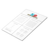 On-the-Go Single Sheet Pen en Notitieblok voor pap (Schuin)