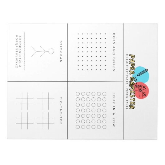 On-the-Go Single Sheet Pen en Notitieblok voor pap (Voorkant)