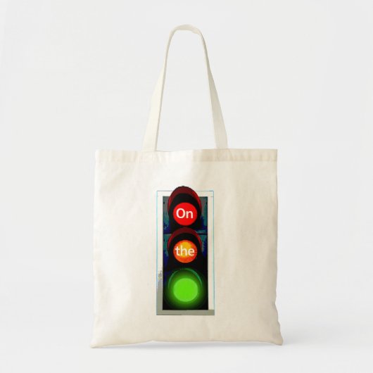 On the Go - Verkeerslichten Design Tote Bag (Voorkant)