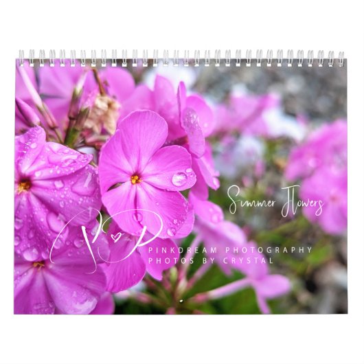 On-the-go zomerbloemenkalender kalender (Hoes)