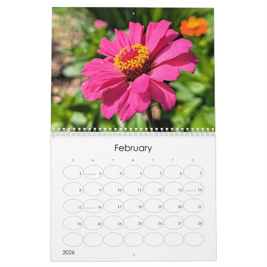 On-the-go zomerbloemenkalender kalender (Feb 2026)