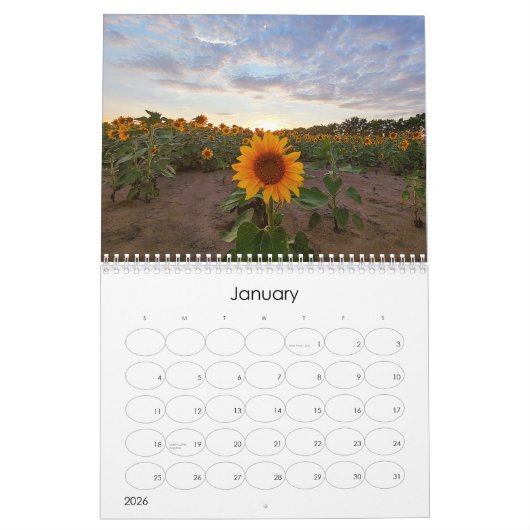 On-the-Go zonnebloempalender Kalender (Jan 2026)