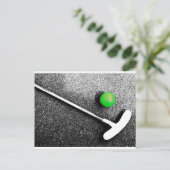 on the green briefkaart (Staand voorkant)
