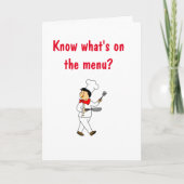 ON THE MENU TODAY *A HAPPY BIRTHDAY FOR YOU* (Voorkant)