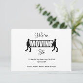 On the Move New Home Announcement Aankondiging (Staand voorkant)