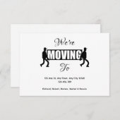 On the Move New Home Announcement Aankondiging (Voorkant / Achterkant)